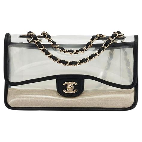 Chanel 2019 Sand By The Sea PVC Flap Bag 